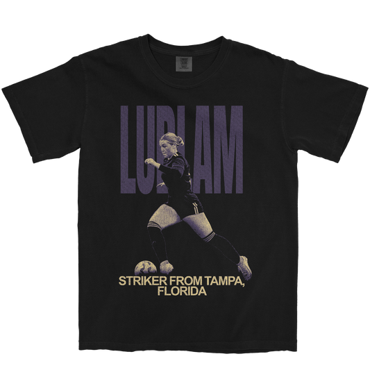EMERY LUDLAM VINTAGE BLACK TEE