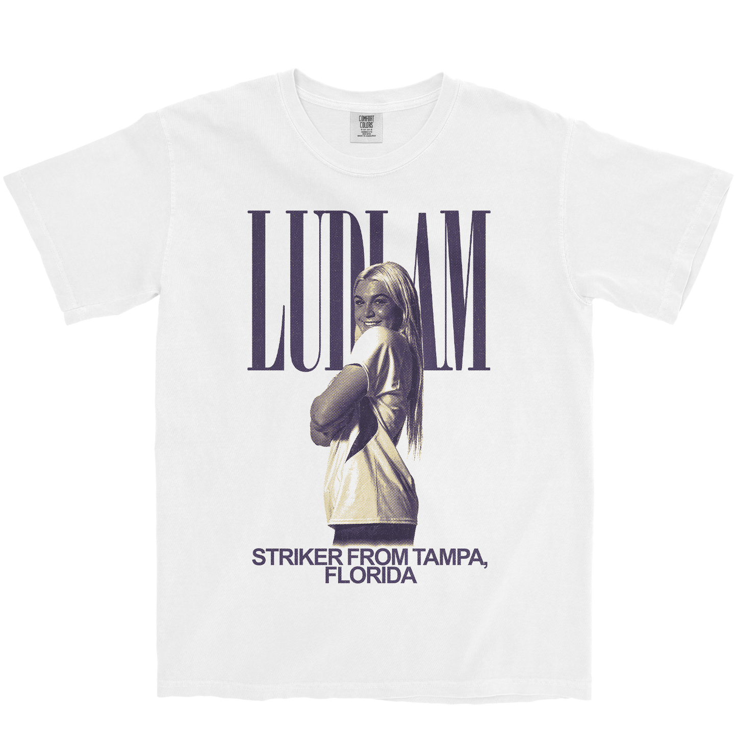 EMERY LUDLAM VINTAGE WHITE TEE