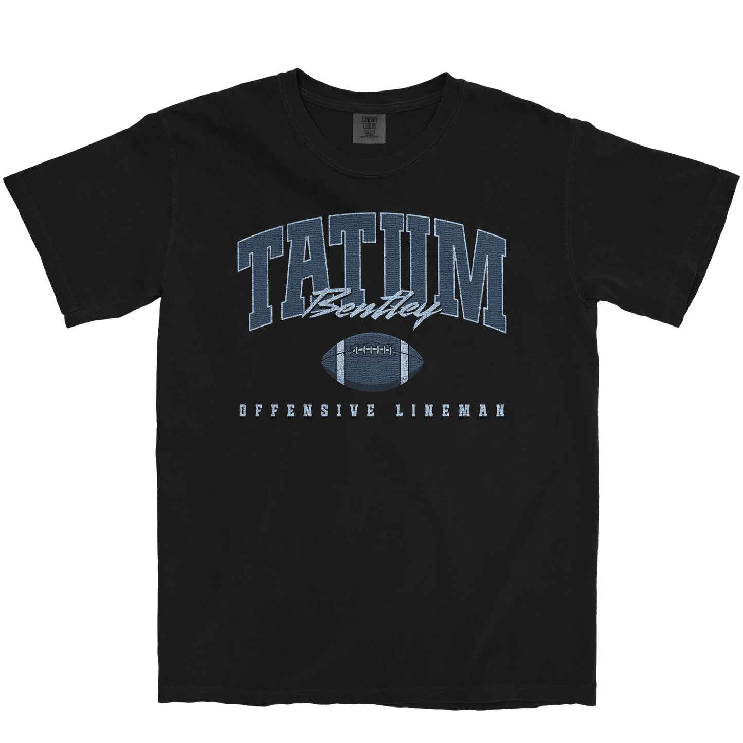 TATUM BENTLEY RETRO BLACK TEE