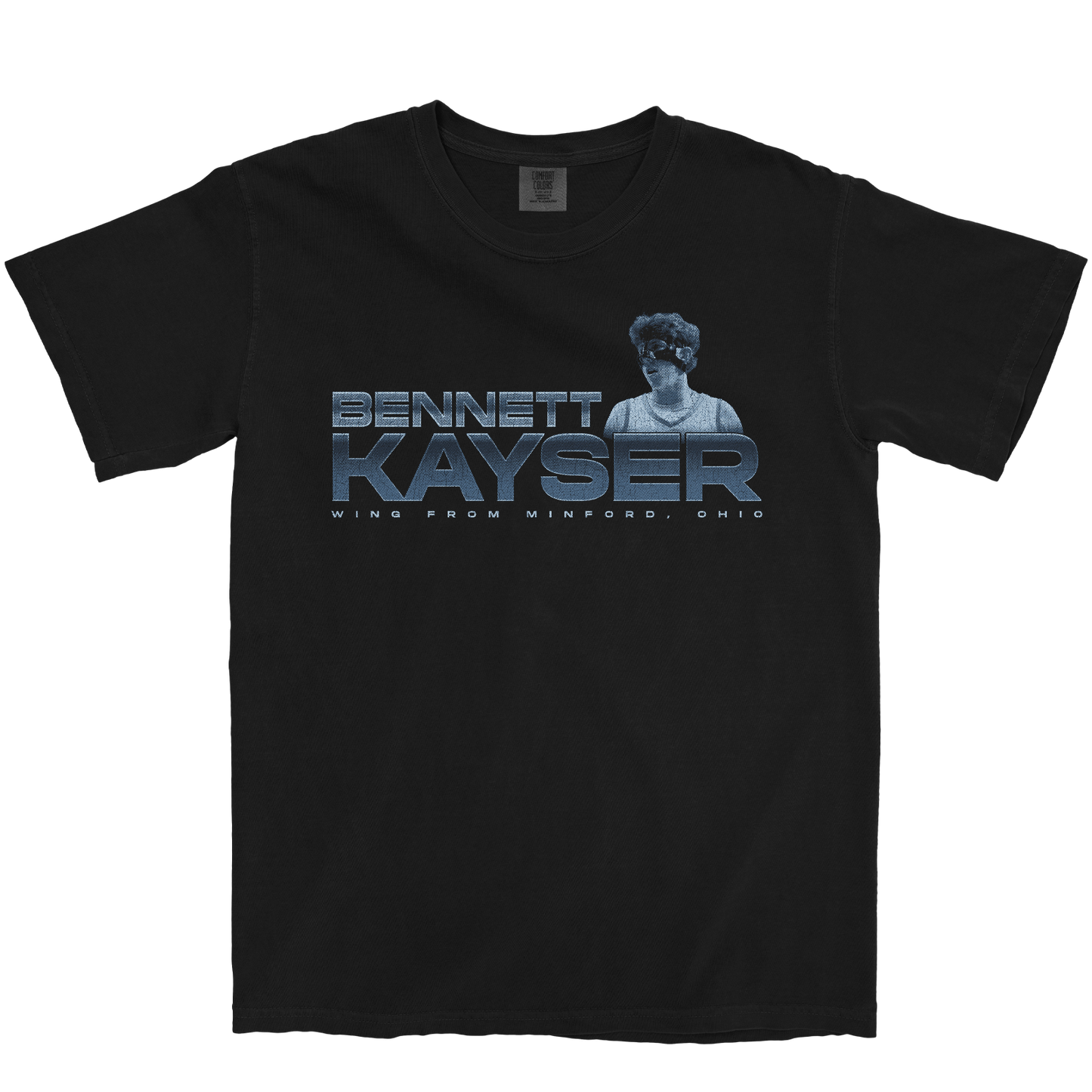 BENNETT KAYSER RETRO BLACK TEE