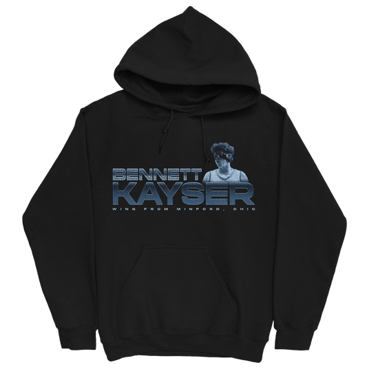 BENNETT KAYSER RETRO BLACK HOODIE