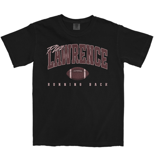 PLEZ LAWRENCE RETRO BLACK TEE
