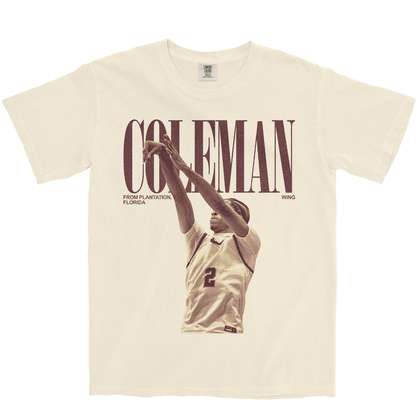 LATHAN COLEMAN VINTAGE IVORY TEE