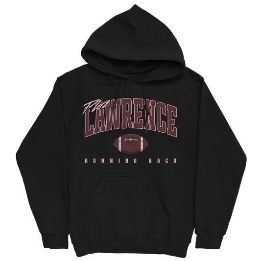 PLEZ LAWRENCE RETRO BLACK HOODIE