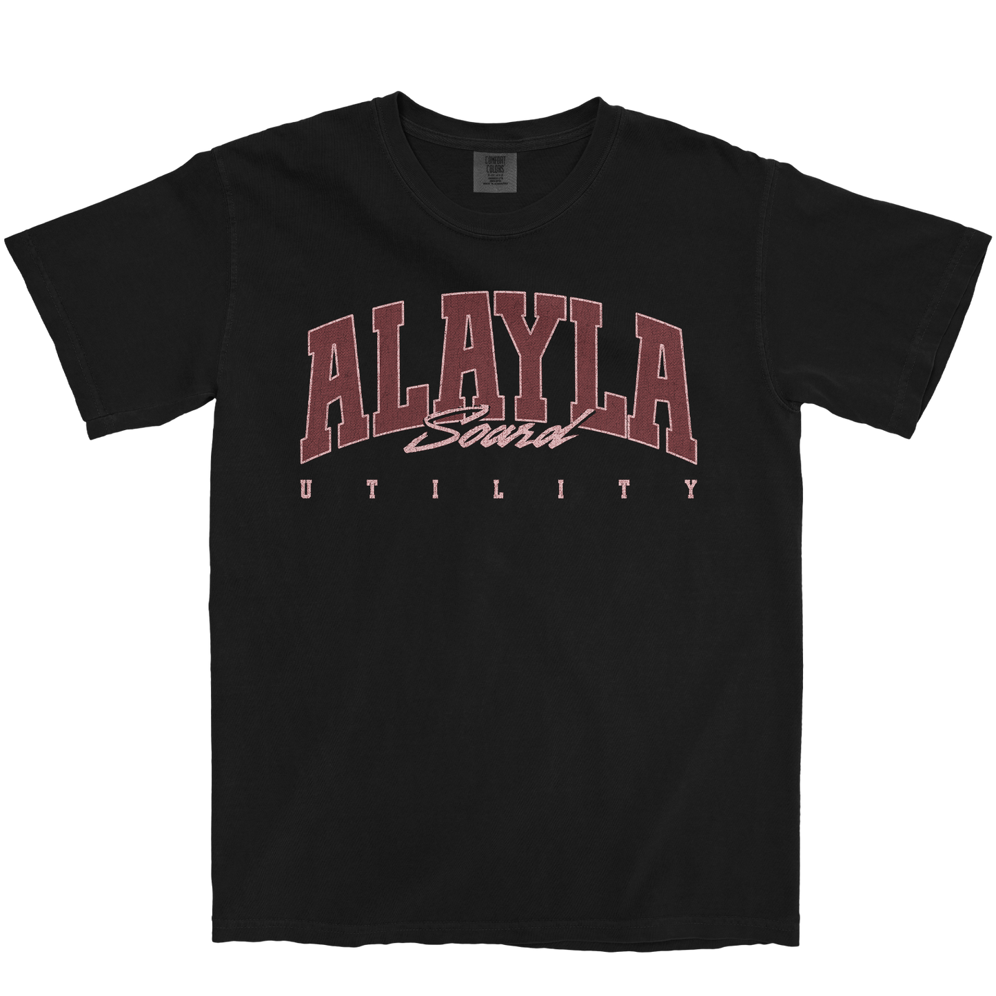 ALAYLA SOARD RETRO BLACK TEE