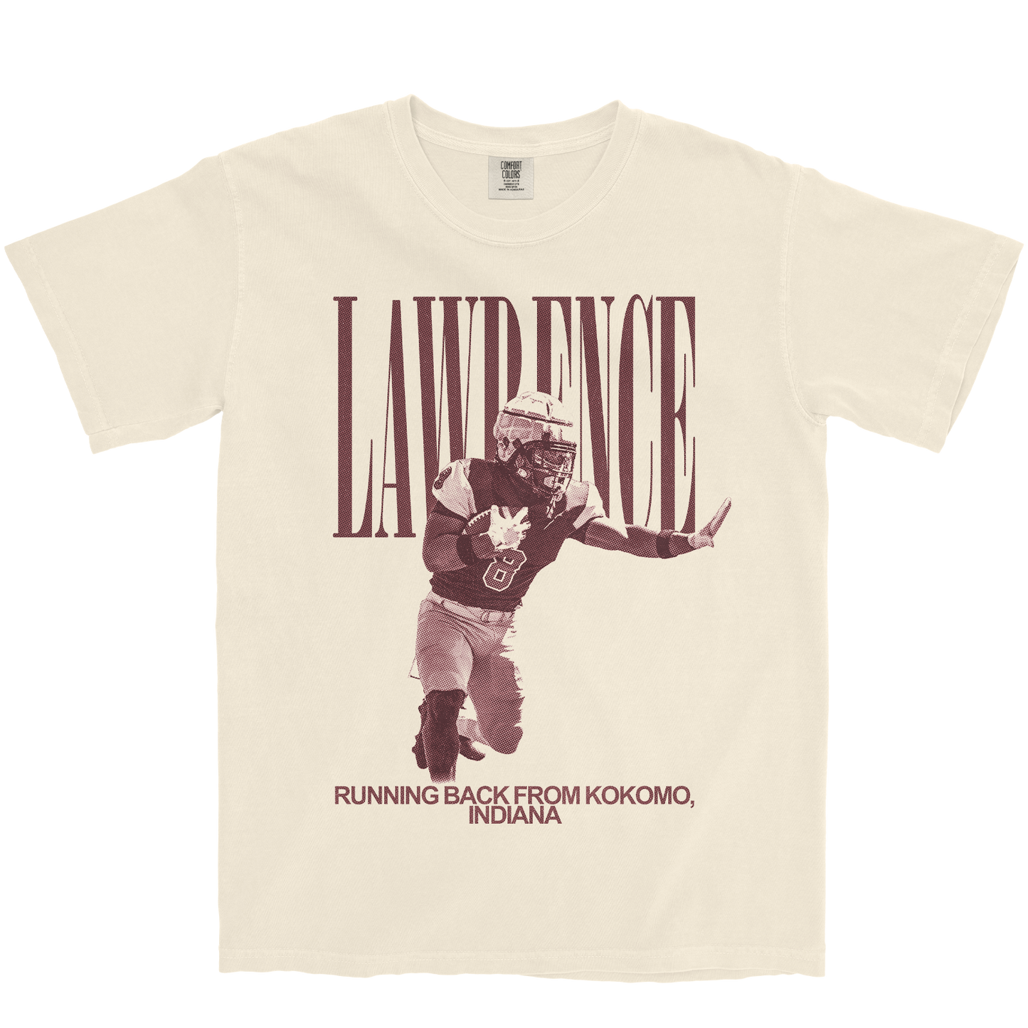 PLEZ LAWRENCE VINTAGE IVORY TEE
