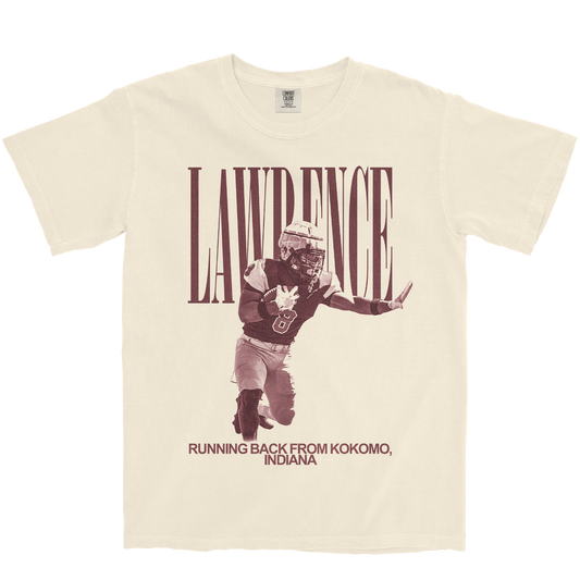 PLEZ LAWRENCE VINTAGE IVORY TEE