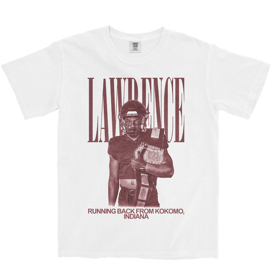 PLEZ LAWRENCE VINTAGE WHITE TEE