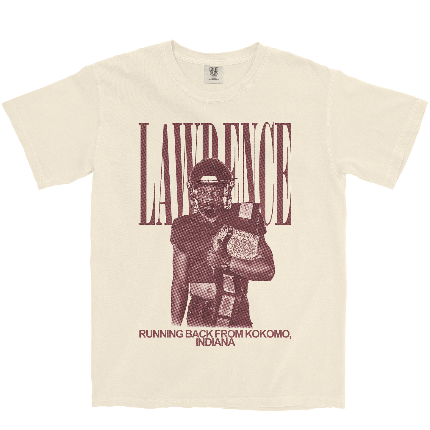 PLEZ LAWRENCE VINTAGE IVORY TEE