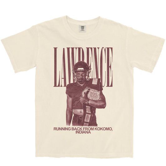 PLEZ LAWRENCE VINTAGE IVORY TEE