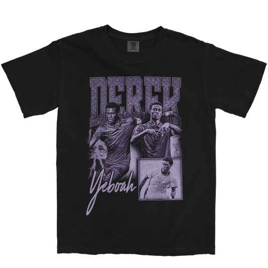 DEREK YEBOAH GRAPHIC BLACK TEE
