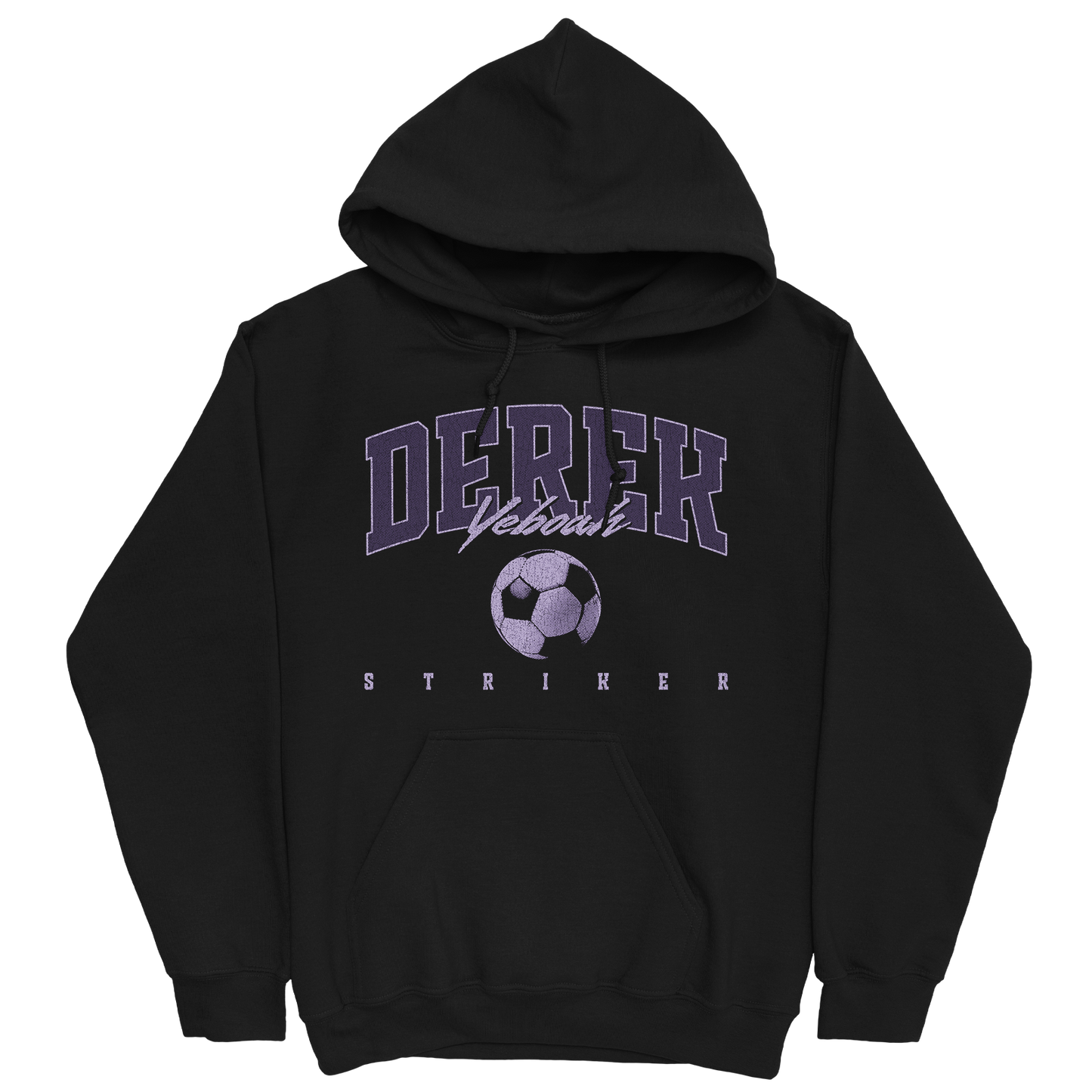 DEREK YEBOAH RETRO BLACK HOODIE