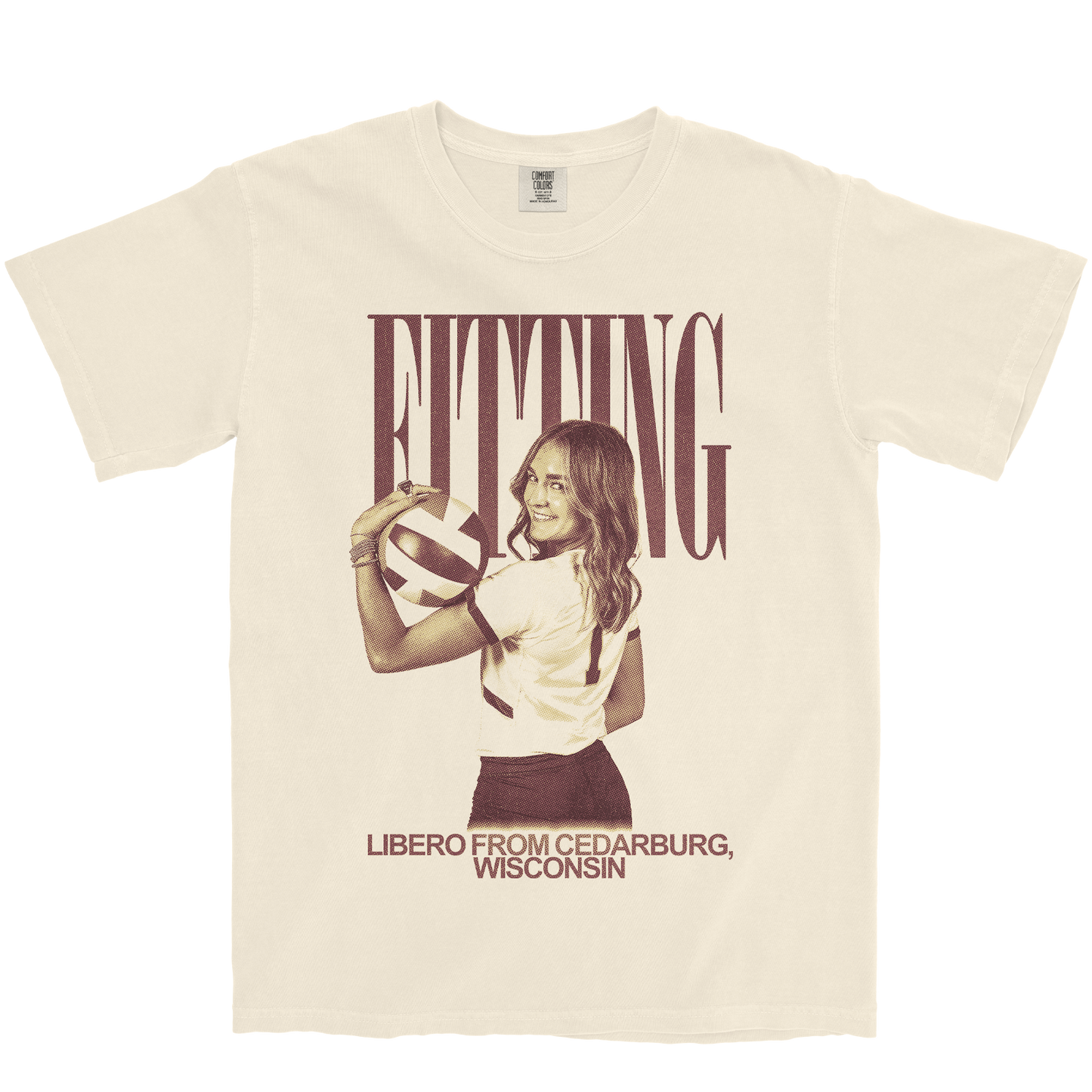 JAE FITTING VINTAGE IVORY TEE