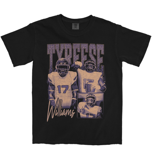 TYREESE WILLIAMS GRAPHIC BLACK TEE