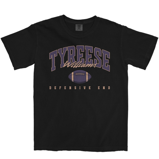 TYREESE WILLIAMS RETRO BLACK TEE