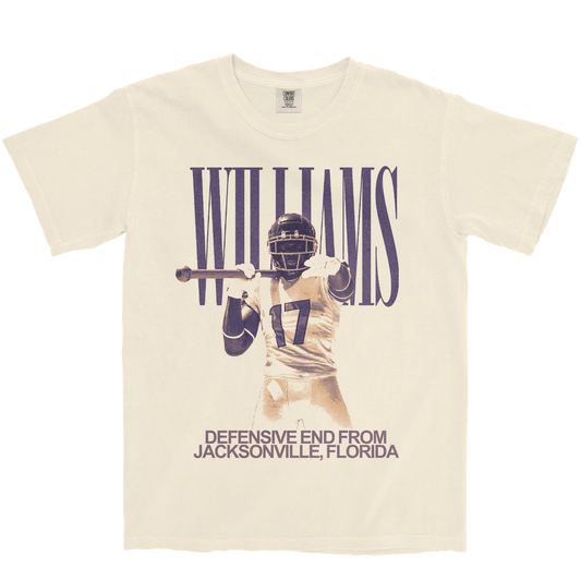 TYREESE WILLIAMS VINTAGE IVORY TEE
