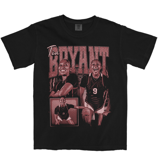 TIA BRYANT GRAPHIC BLACK TEE