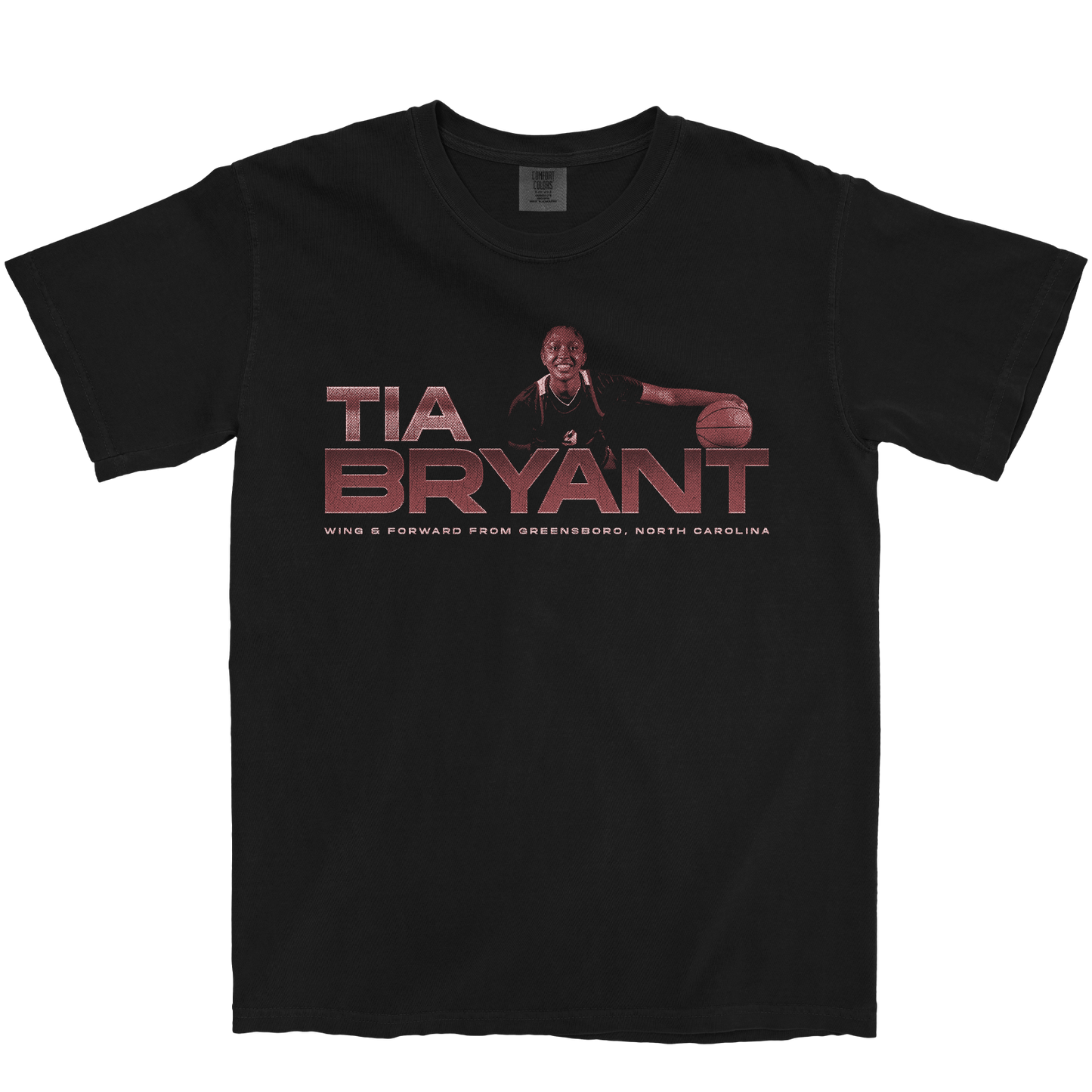 TIA BRYANT RETRO BLACK TEE