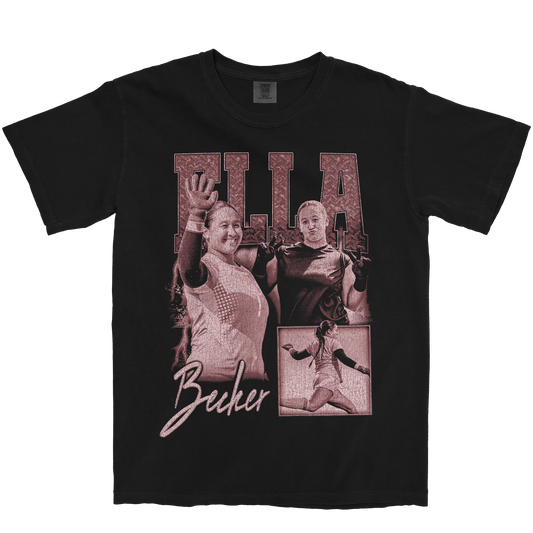 ELLA BECKER GRAPHIC BLACK TEE