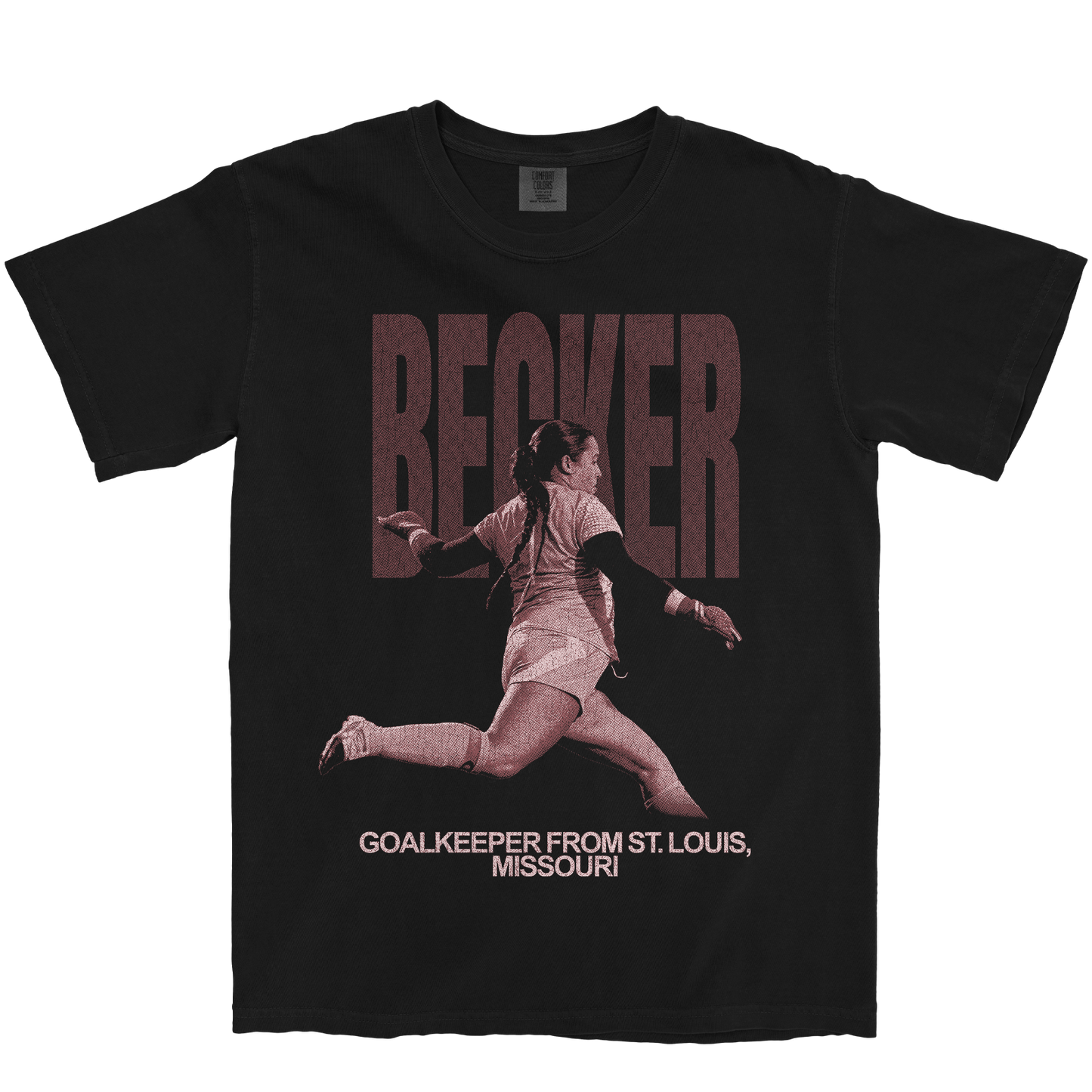 ELLA BECKER VINTAGE BLACK TEE