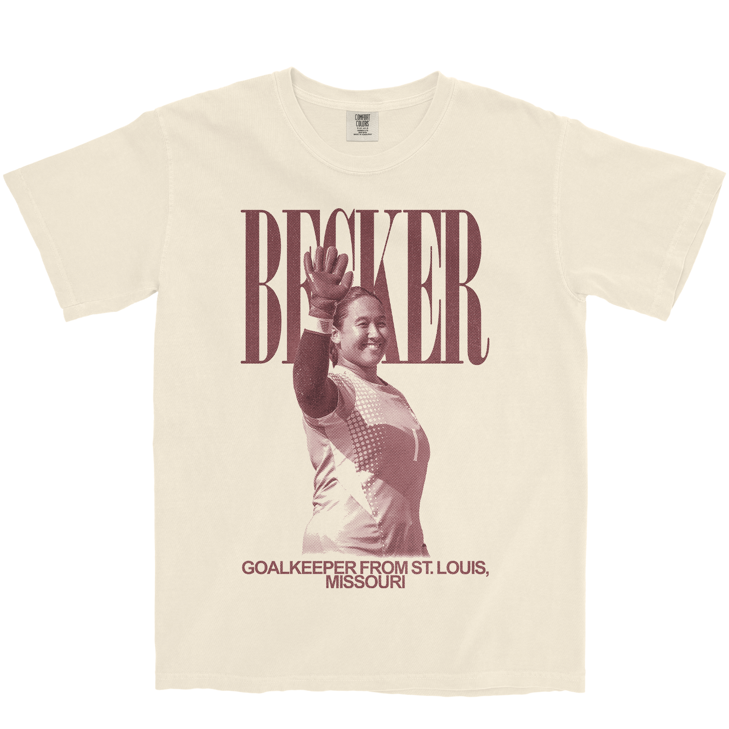 ELLA BECKER VINTAGE IVORY TEE