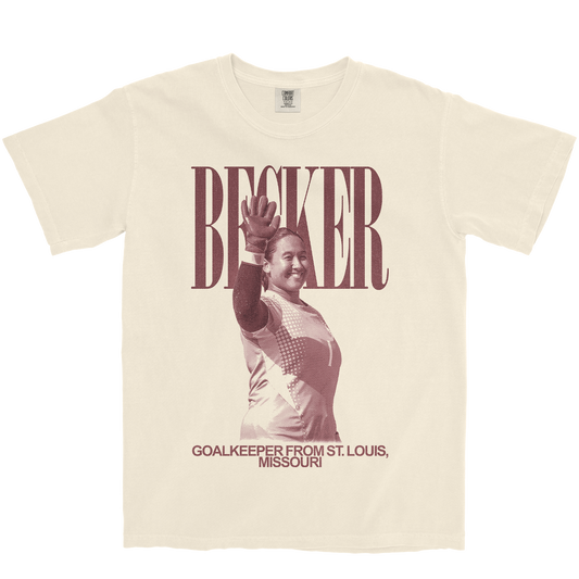 ELLA BECKER VINTAGE IVORY TEE