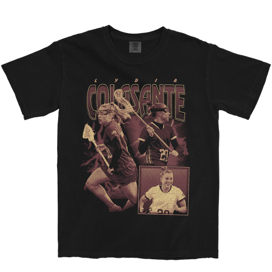 LYDIA COLASANTE GRAPHIC BLACK TEE