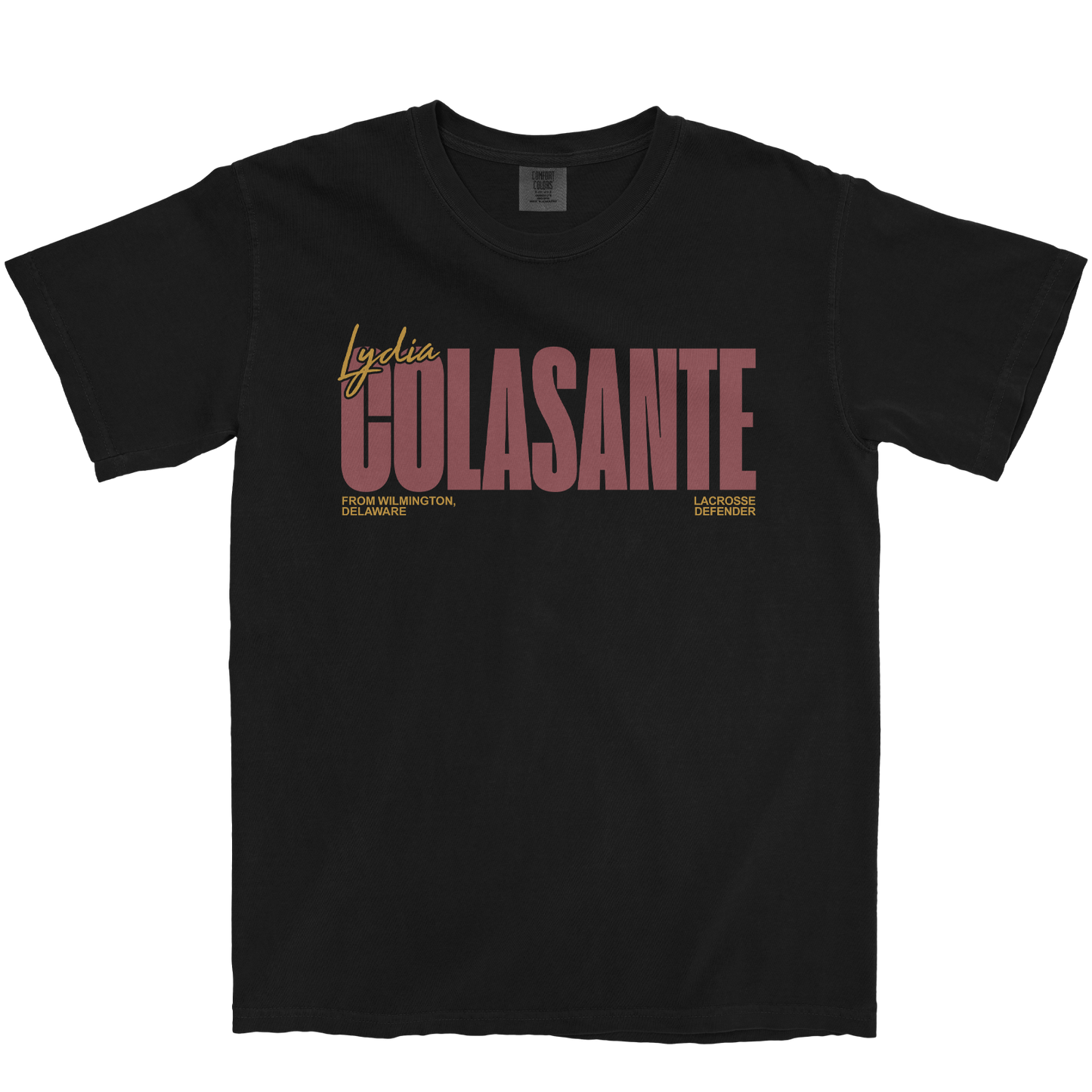 LYDIA COLASANTE RETRO BLACK TEE