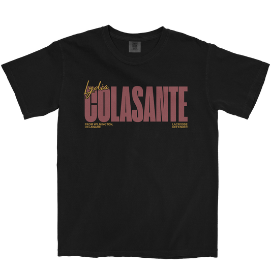 LYDIA COLASANTE RETRO BLACK TEE