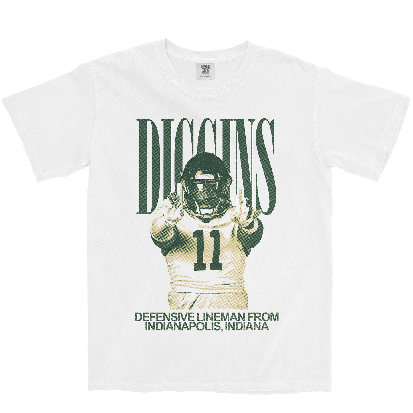JORDAN DIGGINS VINTAGE WHITE TEE