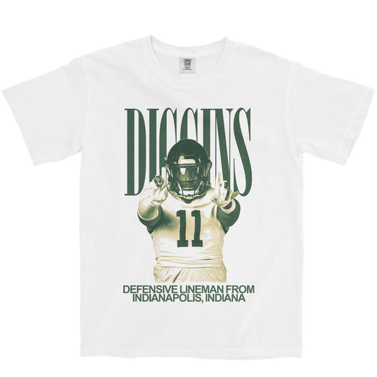 JORDAN DIGGINS VINTAGE WHITE TEE