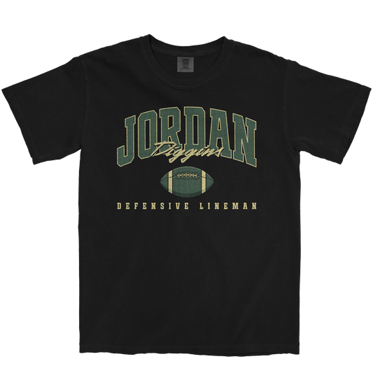 JORDAN DIGGINS RETRO BLACK TEE