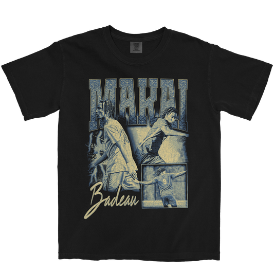 MAKAI BADEAU GRAPHIC BLACK TEE