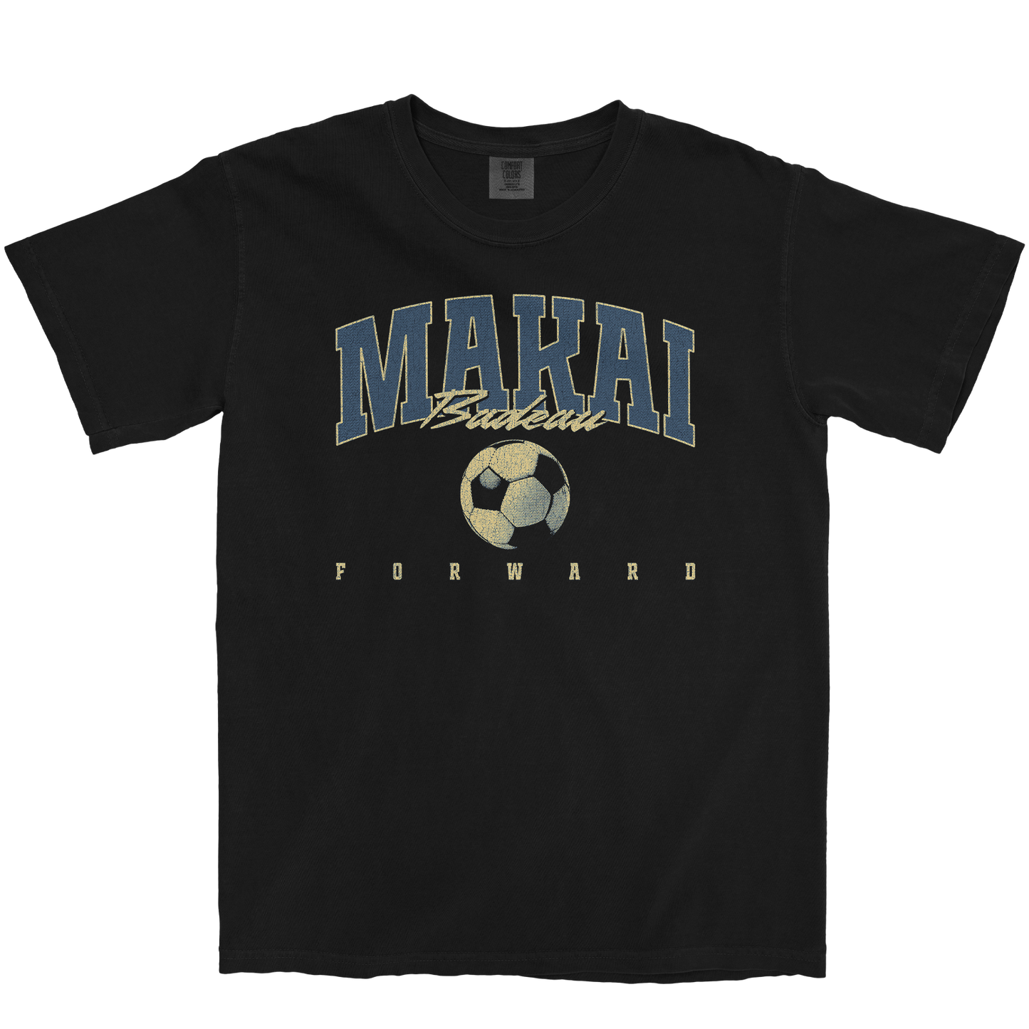 MAKAI BADEAU RETRO BLACK TEE