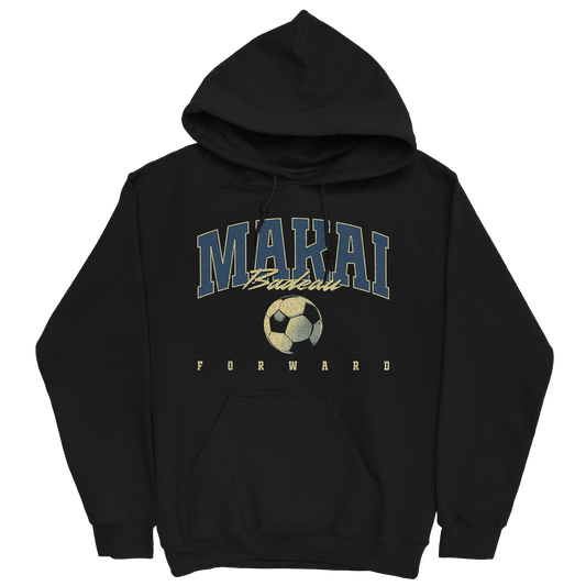 MAKAI BADEAU RETRO BLACK HOODIE