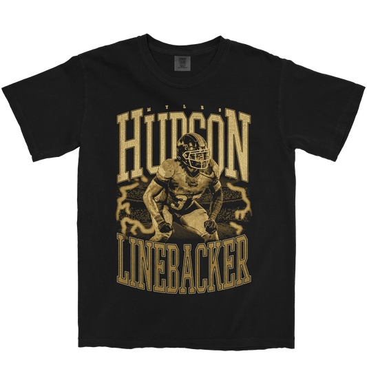 MYLES HUDSON VINTAGE BLACK TEE