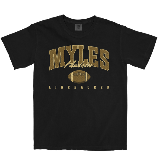 MYLES HUDSON RETRO BLACK TEE