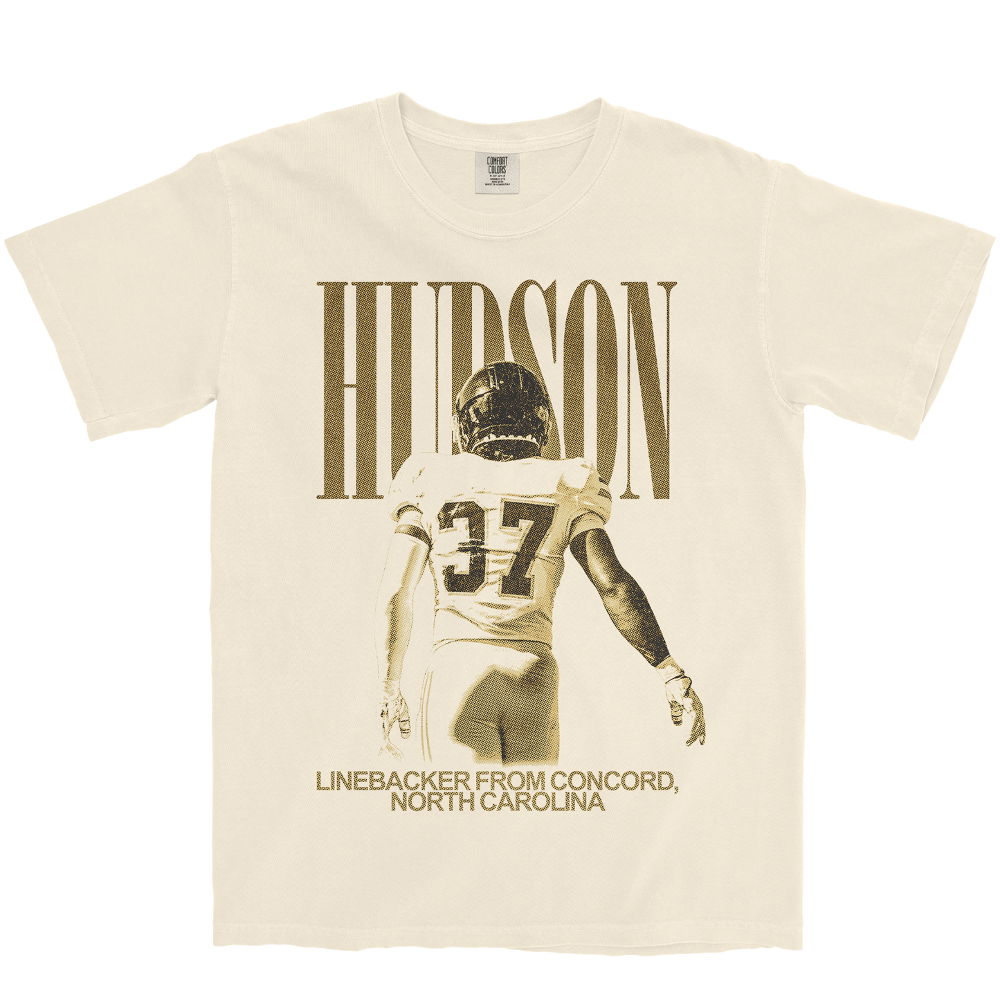 MYLES HUDSON VINTAGE IVORY TEE