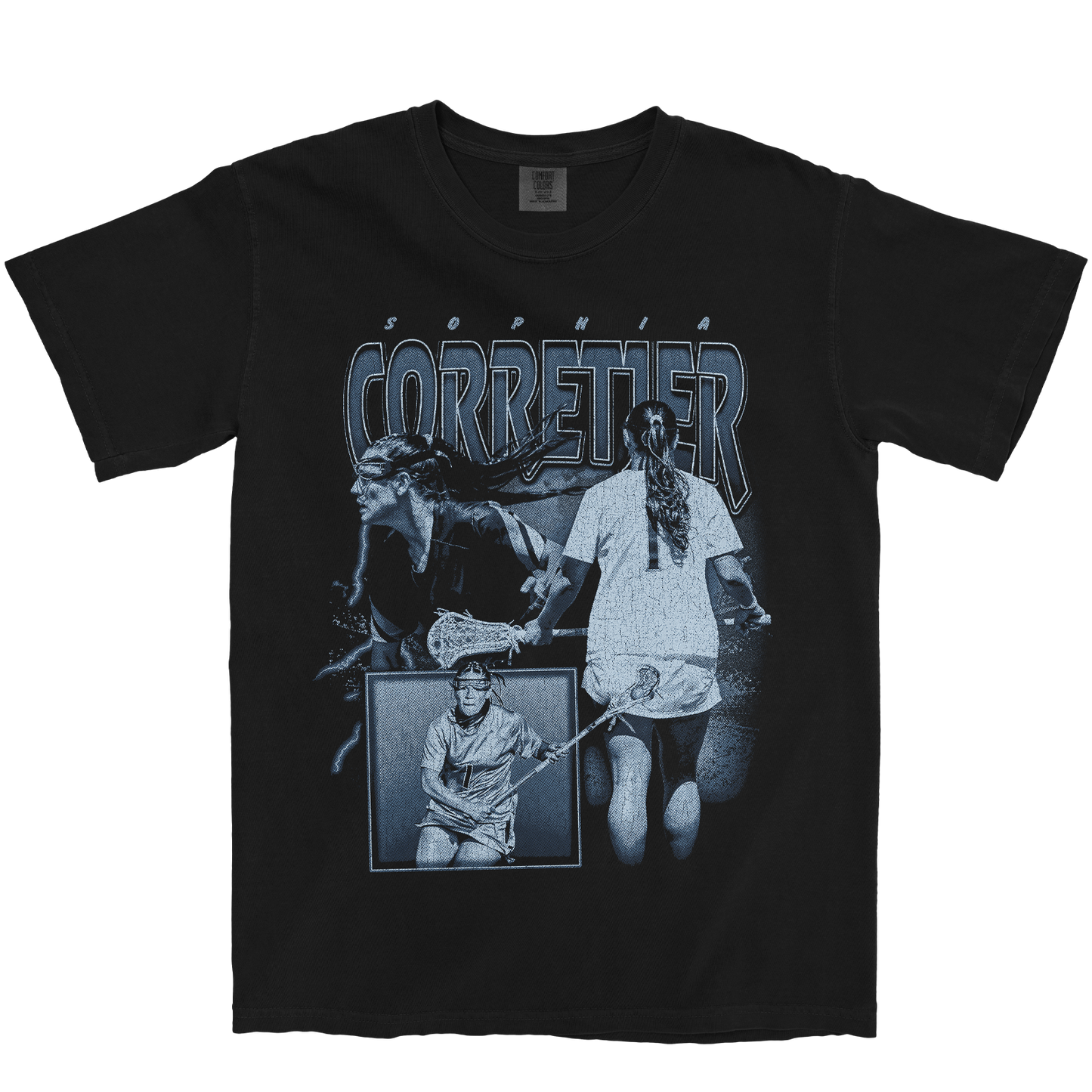 SOPHIA CORRETJER GRAPHIC BLACK TEE