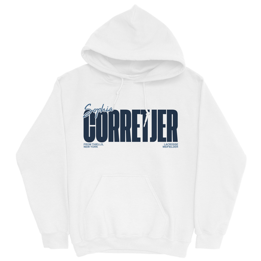 SOPHIA CORRETJER CLASSIC WHITE HOODIE