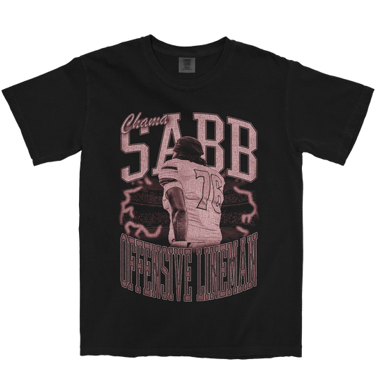CHAMA SABB VINTAGE BLACK TEE