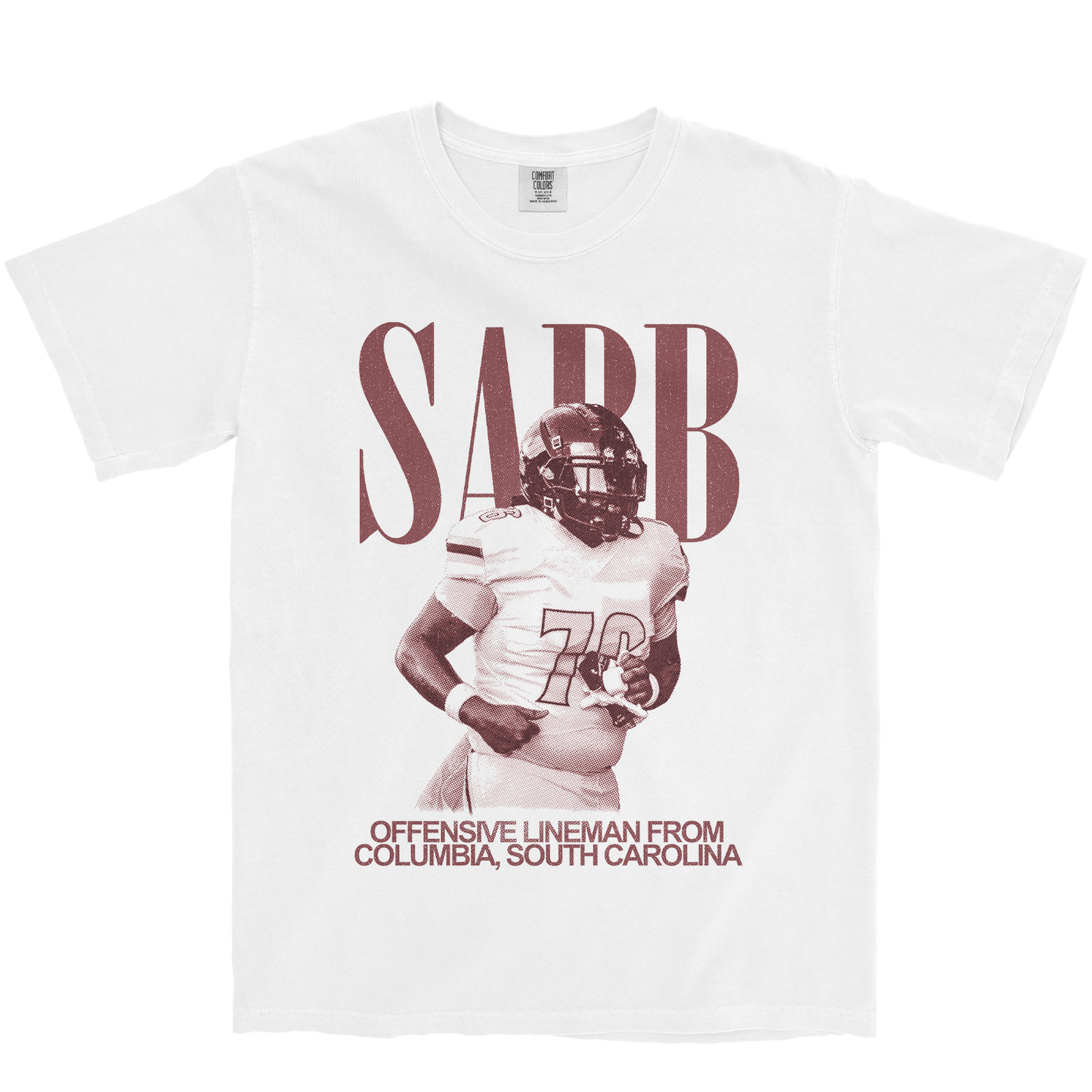 CHAMA SABB VINTAGE WHITE TEE