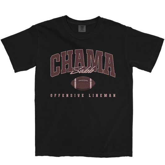 CHAMA SABB RETRO BLACK TEE