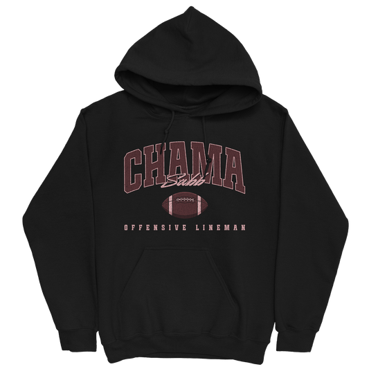 CHAMA SABB RETRO BLACK HOODIE