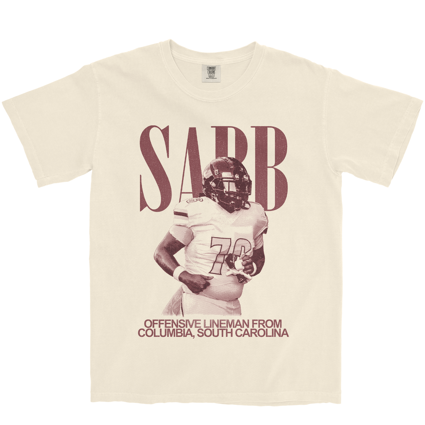 CHAMA SABB VINTAGE IVORY TEE