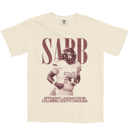 CHAMA SABB VINTAGE IVORY TEE