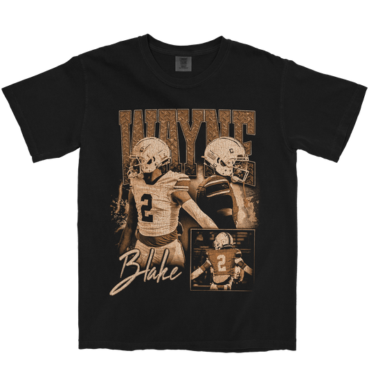 WAYNE BLAKE GRAPHIC BLACK TEE