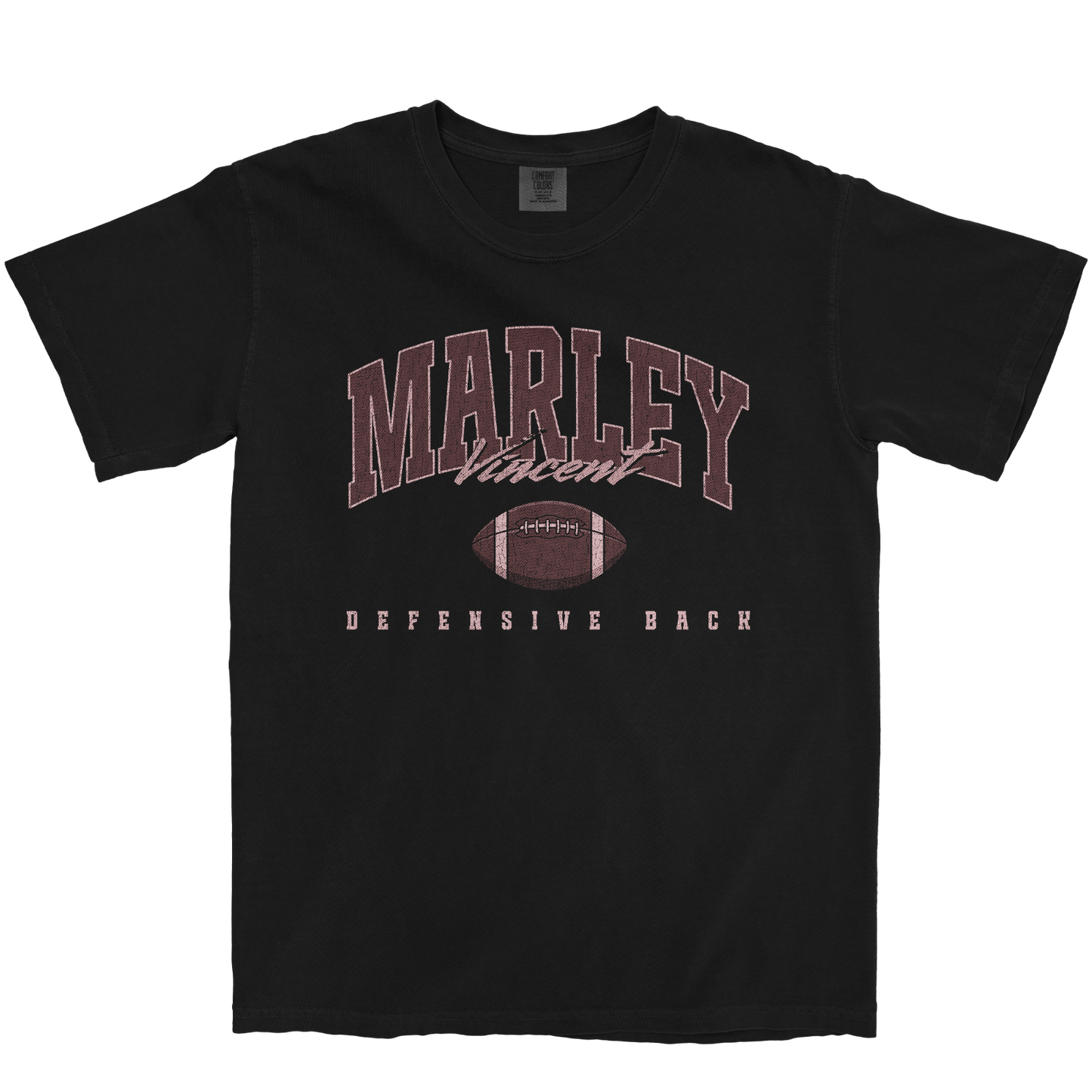 MARLEY VINCENT RETRO BLACK TEE