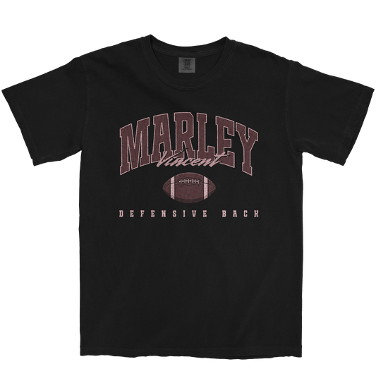 MARLEY VINCENT RETRO BLACK TEE