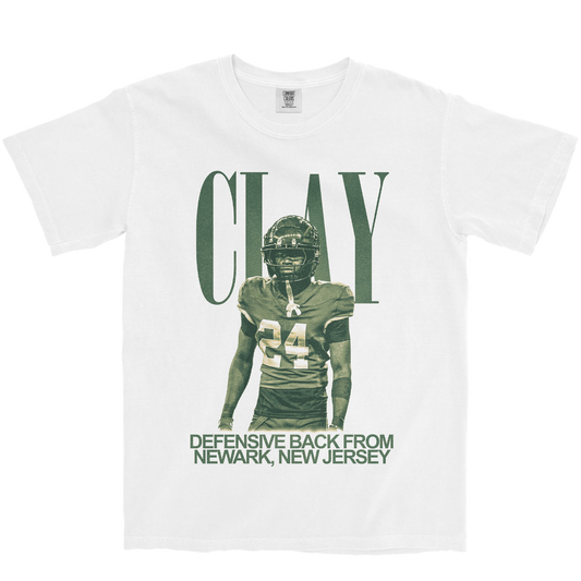 ISAIAH CLAY VINTAGE WHITE TEE